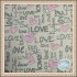 Бумага упаковочная для подарков Love, 70x50 см