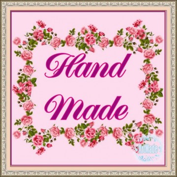 Наклейка квадратная -1 Hand Made