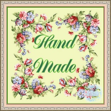 Наклейка квадратная -2 Hand Made