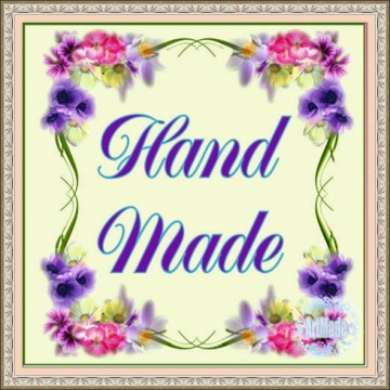 Наклейка квадратная -4 Hand Made