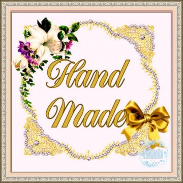 Наклейка квадратная -6 Hand Made